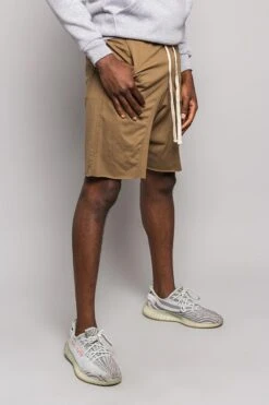 Dropped Crotch Sweat Shorts -Victorious JS15 OLV 4