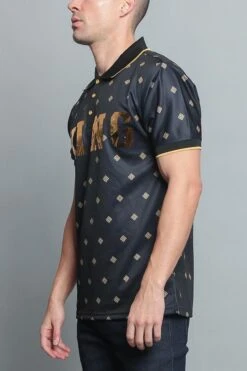 Lion King Polo -Victorious PQ7304 BLK 2