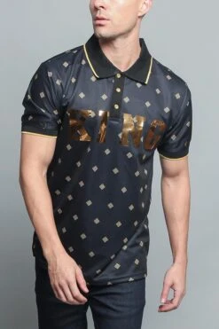 Lion King Polo -Victorious PQ7304 BLK 5
