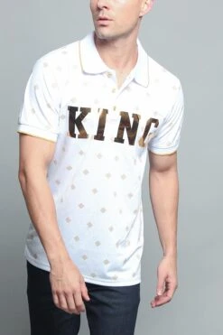 Lion King Polo -Victorious PQ7304 WHT 5