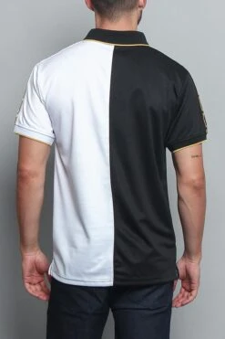 King Contrast Tiger Polo -Victorious PQ7305 BLK 3