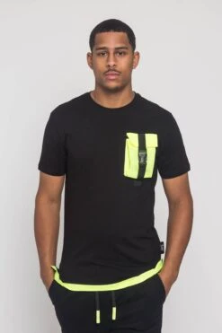 3D Buckled Pocket T-Shirt