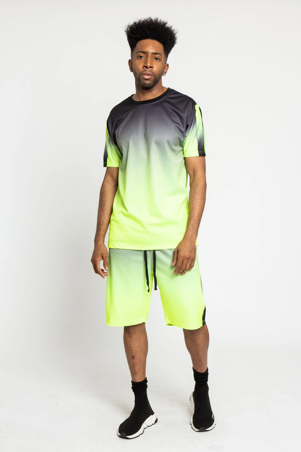 Gradient Ombre T-Shirt And Shorts Set 10 Gradient Ombre T-Shirt And Shorts Set - Image 8
