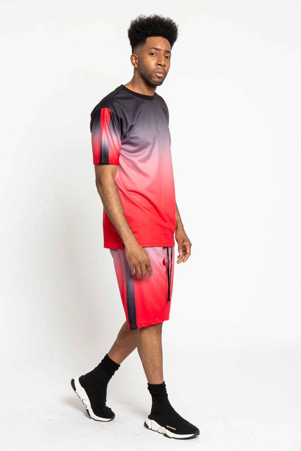 Gradient Ombre T-Shirt And Shorts Set 16 Gradient Ombre T-Shirt And Shorts Set - Image 14