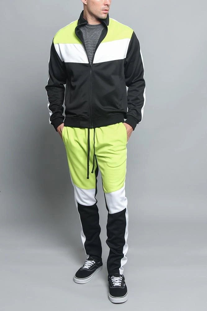 Tri Color Blocked Track Suit 4 Tri Color Blocked Track Suit - Image 2