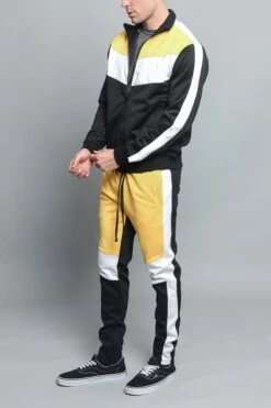 Tri Color Blocked Track Suit 28 Tri Color Blocked Track Suit -Victorious ST553 GLD 2