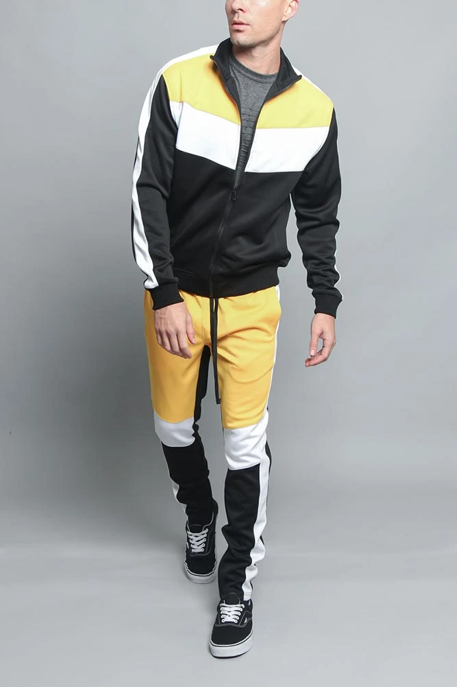 Tri Color Blocked Track Suit 12 Tri Color Blocked Track Suit - Image 10