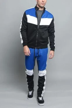 Tri Color Blocked Track Suit 37 Tri Color Blocked Track Suit -Victorious ST553 RBL 1