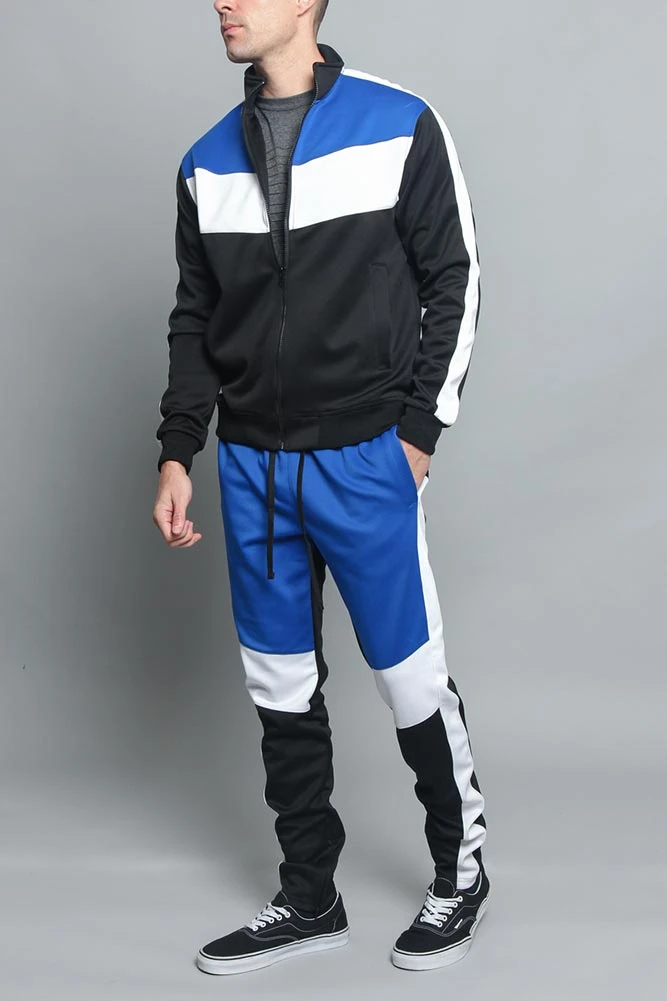 Tri Color Blocked Track Suit 19 Tri Color Blocked Track Suit - Image 17