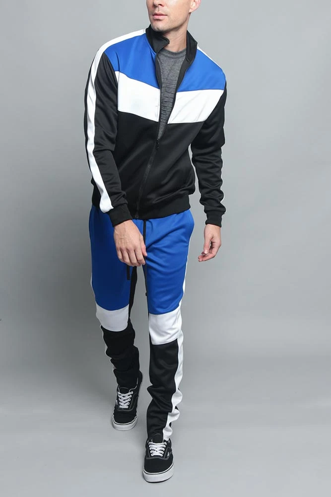 Tri Color Blocked Track Suit 22 Tri Color Blocked Track Suit - Image 20