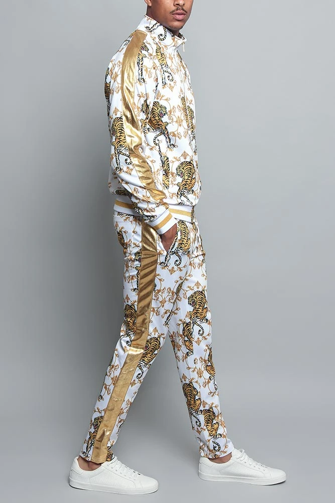 Tiger Print Track Suit Set 6 Tiger Print Track Suit Set - Image 4