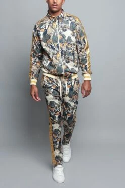 Royal Floral Tiger Track Suit -Victorious ST559 OFF 5