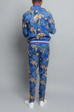 Royal Floral Tiger Track Suit -Victorious ST559 RBL 3