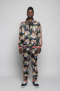 G Striped Tiger Track Suit Set -Victorious ST569 BLK 1 resized