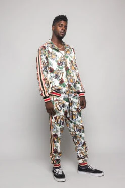 G Striped Tiger Track Suit Set -Victorious ST569 OFF 4