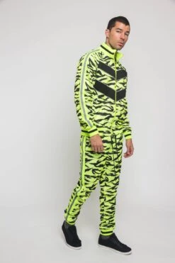 Reflective Tape Tiger Stripe Tracksuit -Victorious ST576 NGN 4
