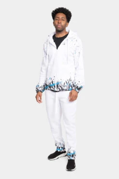 Paint Splatter Fleece Tracksuit -Victorious ST806 WSK 1