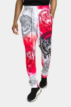 Tie Dye Tiger King Tracksuit 30 Tie Dye Tiger King Tracksuit -Victorious ST872 KOIFISH 5