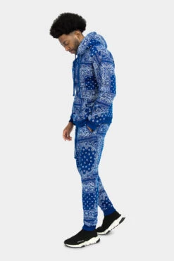 Bandana Paisley Fleece Tracksuit -Victorious ST875 RBL 2