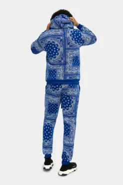 Bandana Paisley Fleece Tracksuit -Victorious ST875 RBL 3
