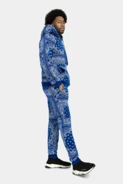 Bandana Paisley Fleece Tracksuit -Victorious ST875 RBL 4