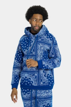 Bandana Paisley Fleece Tracksuit -Victorious ST875 RBL 6