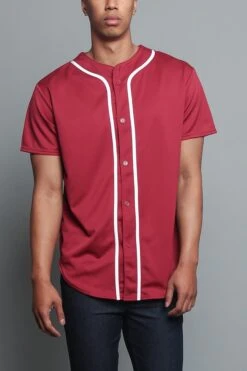 Basic Baseball Jersey 26 Basic Baseball Jersey -Victorious STS0171 BRG 5