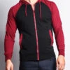 Men's Raglan Light Weight Zip Down Hoodie -Victorious TH864 BBU 1