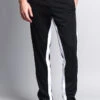 Men's Slim Fit Dual Stripe Track Pants -Victorious TR513 BLK 1