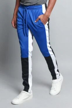 Men's Color Blocked Track Pants 35 Men's Color Blocked Track Pants -Victorious TR523 RBL 2