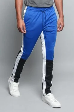 Men's Color Blocked Track Pants 37 Men's Color Blocked Track Pants -Victorious TR523 RBL 4