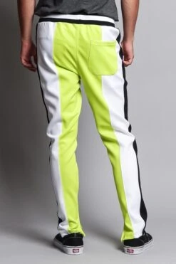 Slim Fit Contrasting Track Pants -Victorious TR524 FZW 3