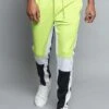 Tri Colored Color Blocked Track Pants