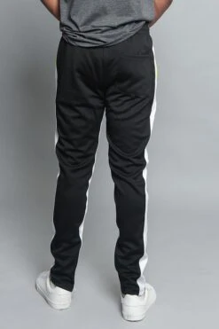 Tri Colored Color Blocked Track Pants -Victorious TR540 FZN 3