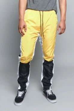 Tri Color Windbreaker Track Pants 40 Tri Color Windbreaker Track Pants -Victorious TR543 GLD 1