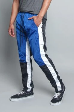 Tri Color Windbreaker Track Pants 29 Tri Color Windbreaker Track Pants -Victorious TR543 RBL 2