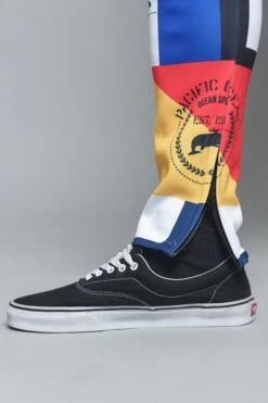 Sailing Flag Track Pants -Victorious TR572 BLK 6