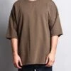 Men's Basic Overly Over Sized T-Shirt 1 Men's Basic Overly Over Sized T-Shirt -Victorious TS7051 OLV 1