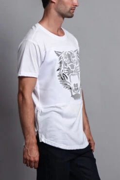 3D Metallic Embossed Tiger T-Shirt -Victorious TS7075 WSV 4