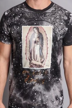 Our Lady Of Rosary Graphic T-Shirt -Victorious TS7086 BLK 6