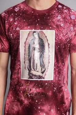 Our Lady Of Rosary Graphic T-Shirt -Victorious TS7086 BRG 6