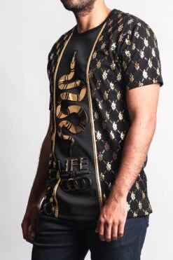 Life Is Good 3D Snake T-Shirt 33 Life Is Good 3D Snake T-Shirt -Victorious TS7198 BLK 2