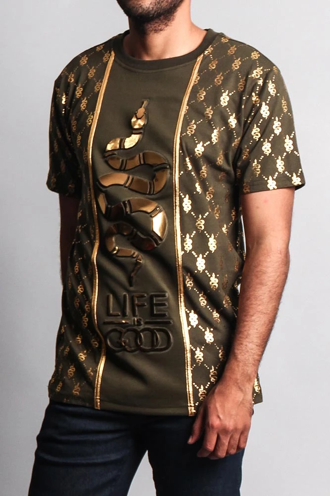 Life Is Good 3D Snake T-Shirt 4 Life Is Good 3D Snake T-Shirt - Image 2