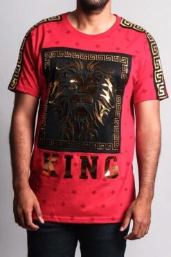 Lion King V T-Shirt -Victorious TS7216 RED 1