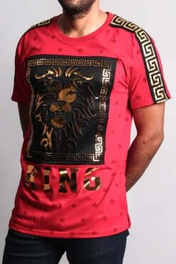 Lion King V T-Shirt -Victorious TS7216 RED 2