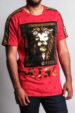 Lion King V T-Shirt -Victorious TS7216 RED 4