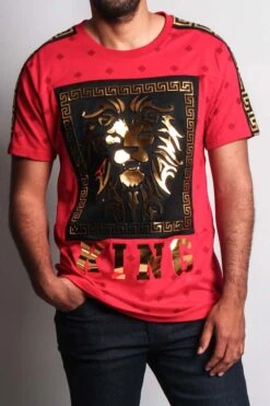 Lion King V T-Shirt -Victorious TS7216 RED 5