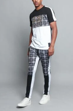 Plaid Good Times Set -Victorious TS7224 BLK 2