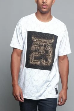 Stone Bull T-Shirt -Victorious TS7262 WHT 5