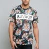3D Savage Tiger Print T-Shirt 1 3D Savage Tiger Print T-Shirt -Victorious TS7283 BLK 1